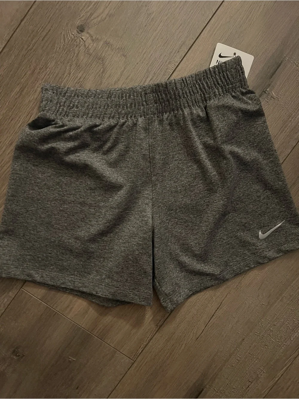Nike Kids Gray Athletic Tee & Shorts Set